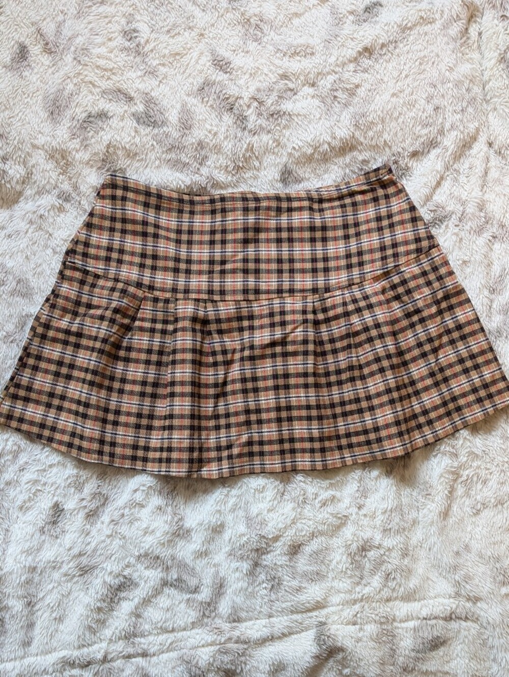 3/$25 | Seduction Pleated Plaid Mini Skirt - Size Large